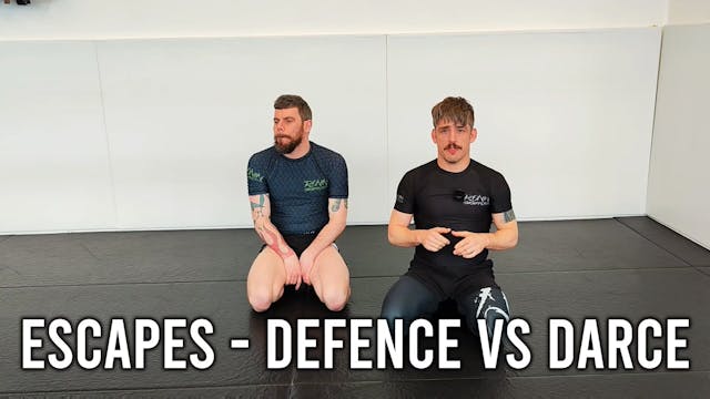 Escapes - Defence Vs Darce