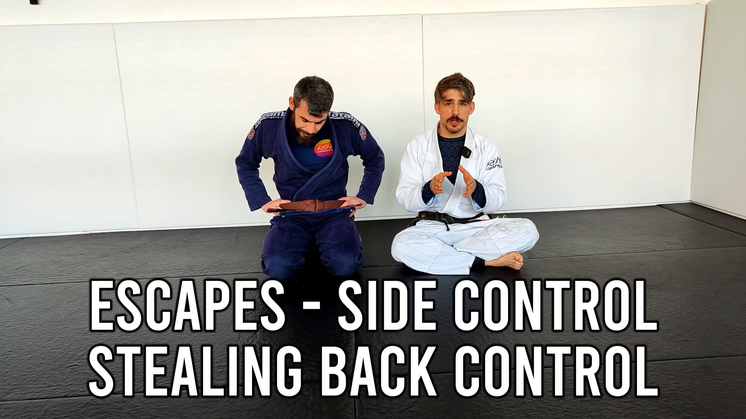 Escapes - Side Control - Stealing Back Control