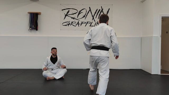 Open Guard Attacks - Butterfly Sweep