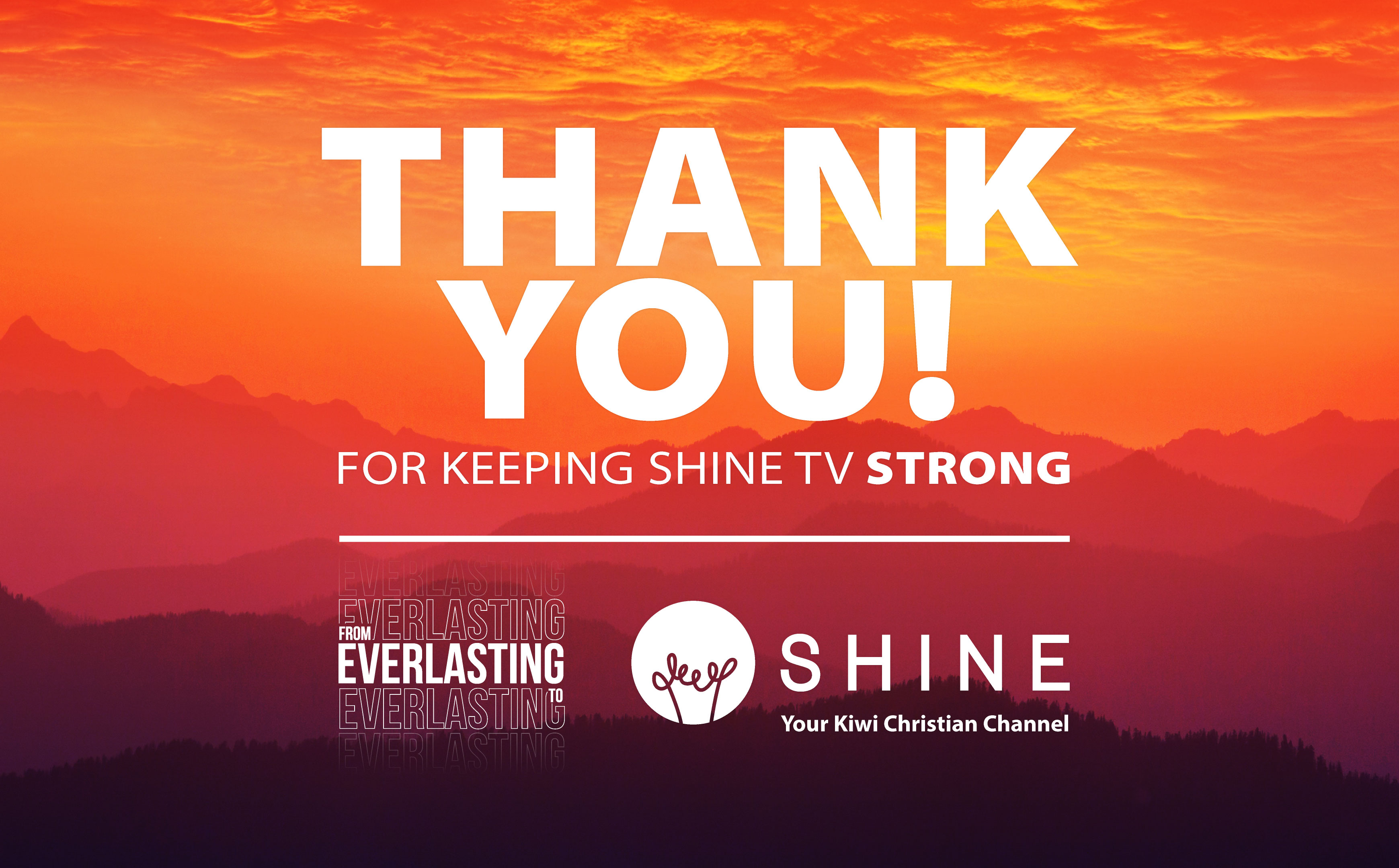 From Everlasting to Everlasting: Shine's End of Year Financial Appeal