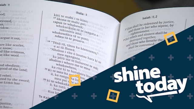 Bible Society's new Maori-English Bible | Shine Interview