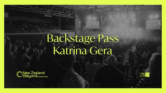 Backstage: Katrina Gera
