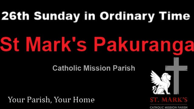 Sunday Mass - 26 September 2021