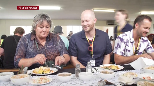 Whare kai at Te Tii Marae