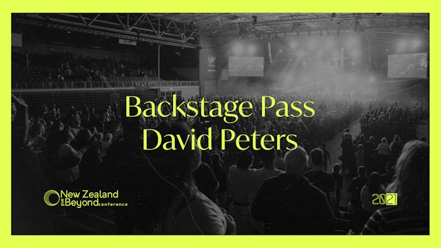 Backstage: David Peters