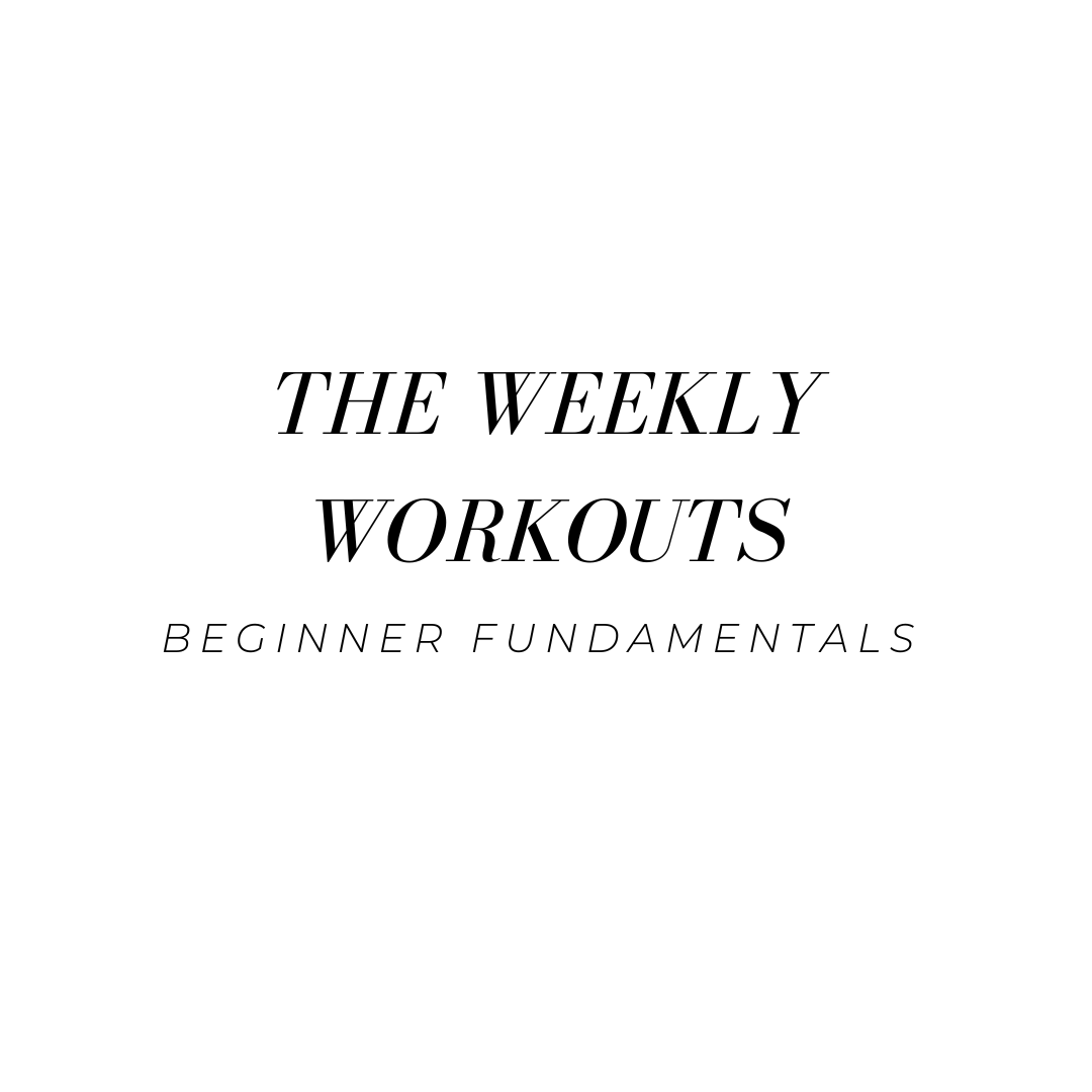 THE WEEKLY EDIT - FOUNDATIONAL FLOWS