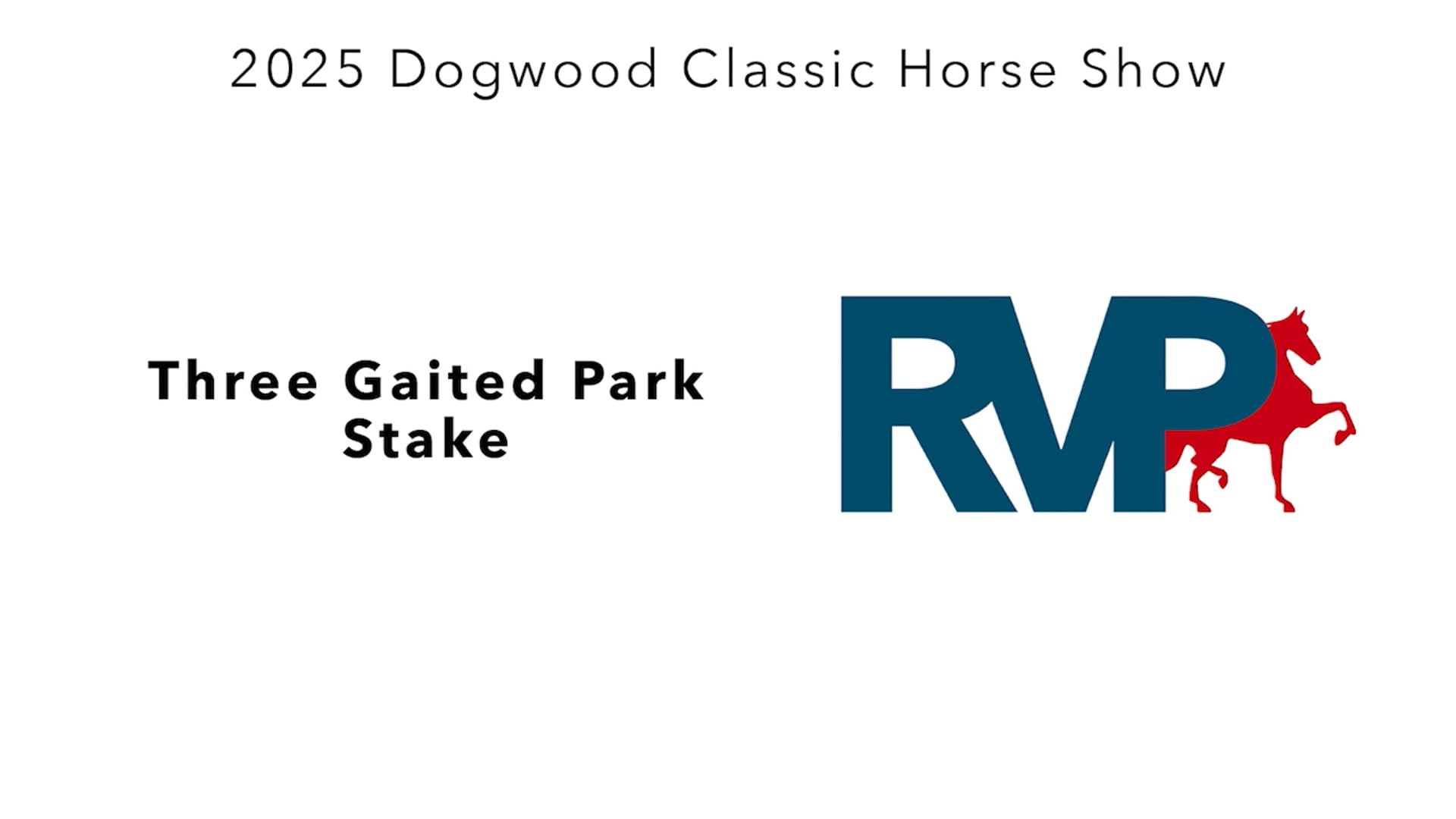 DC25 - Class 56 - Three Gaited Park Stake