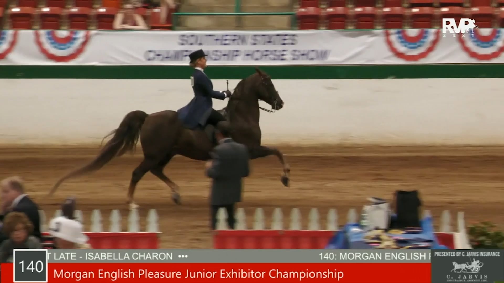 SS21 - Class 140 - Morgan English Pleasure Junior Exhibitor Championship