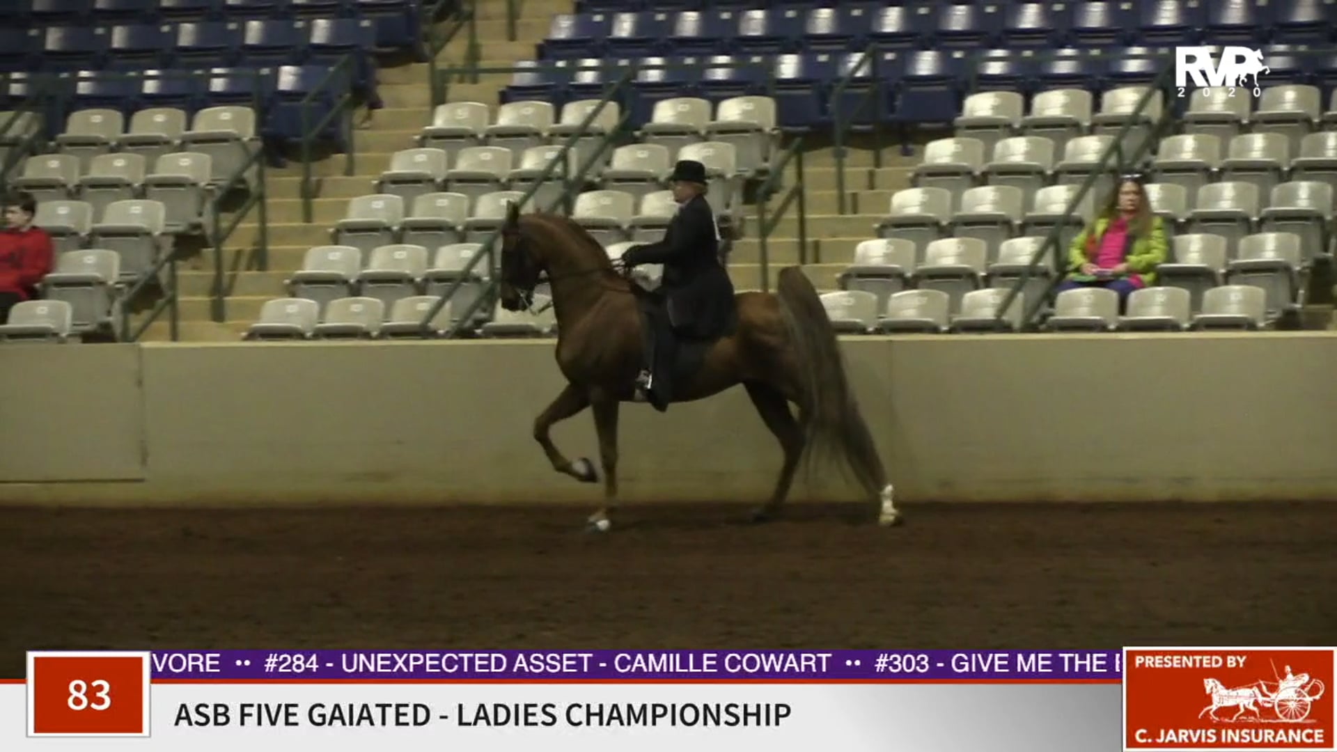 2020 SSFF - Class 83 ASB Five Gaited Ladies 
 Championship