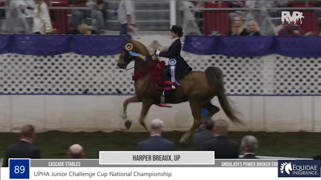 AR22 - Class 89 - Harper Breaux, up, ...