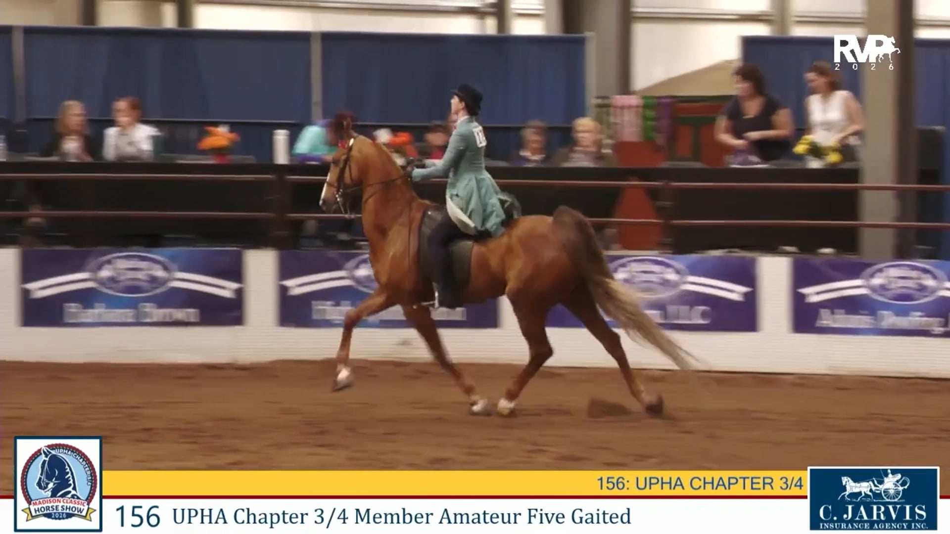 MC26 - Class 156 - UPHA Chapter 3-4 Member Amateur Five Gaited