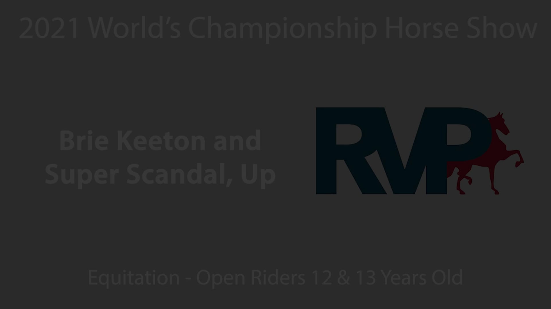 WCHS21 - Class 51 - Brie Keeton and Super Scandal, Up