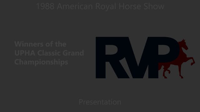 AR 1988 - Winners of the UPHA Classic...