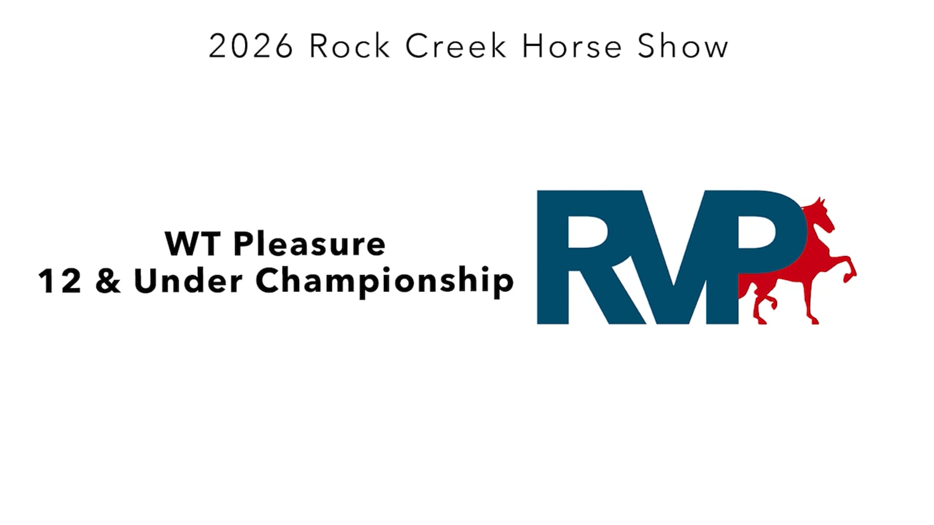 RC26 - Class 76 - WT Pleasure 12 & Under Championship