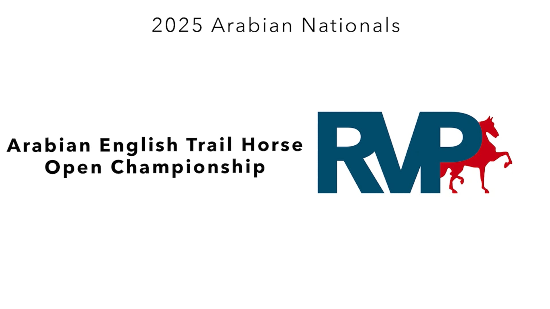AN25 - Class 180 - Arabian English Trail Horse Open Championship