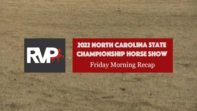 NCSC22 - Friday Morning Recap