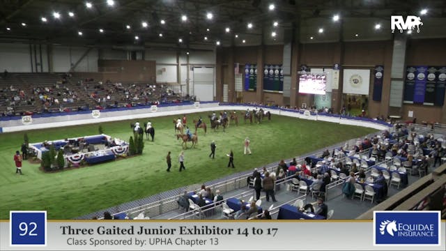 2020 AR - Class 92 Three Gaited Junio...
