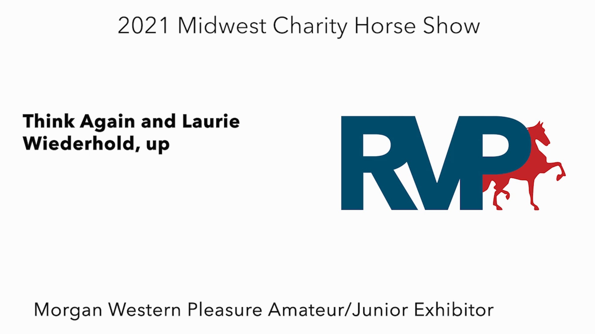 MW21 - Class 55 - Think Again and Laurie Wiederhold, up