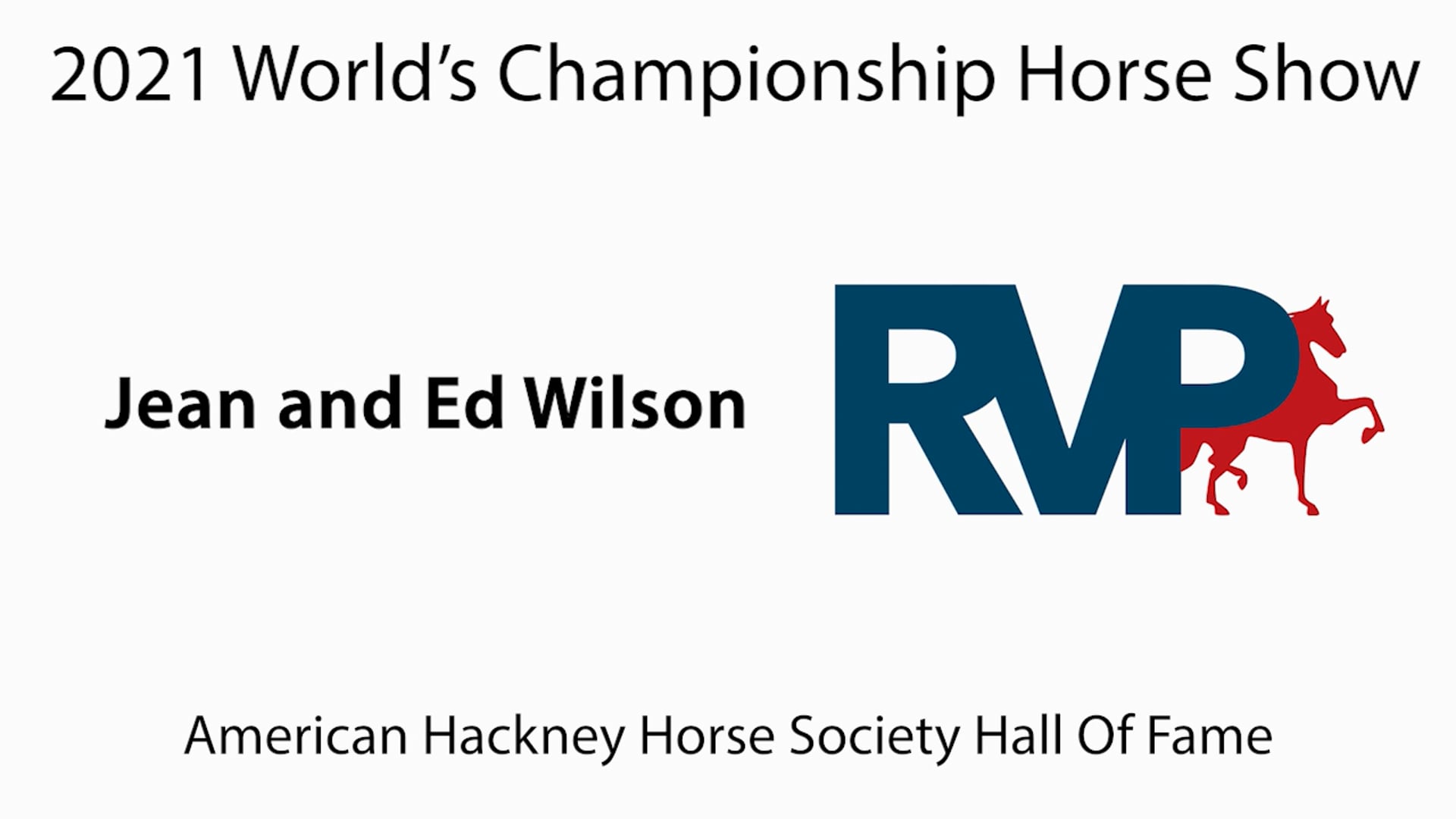 WCHS21 - Hall Of Fame - Jean and Ed Wilson