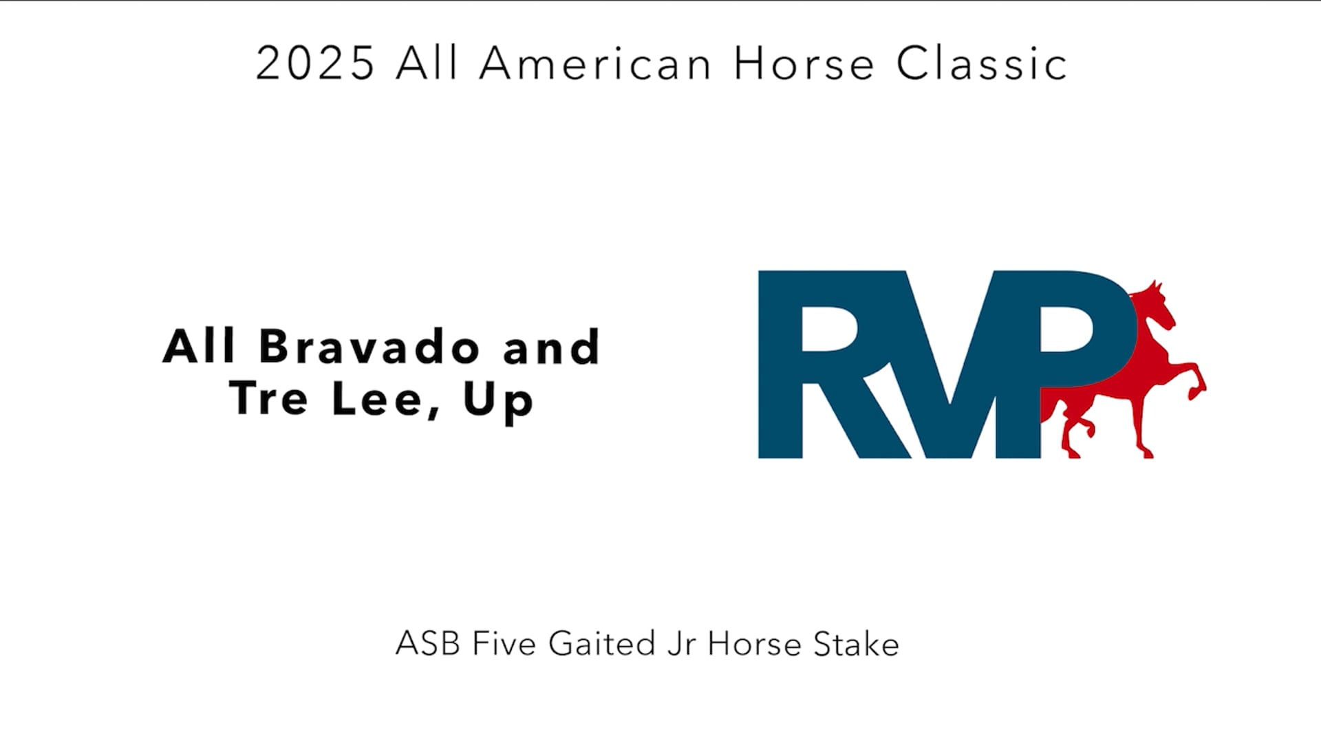 AAC25 - Class 89 - All Bravado and Tre Lee, up