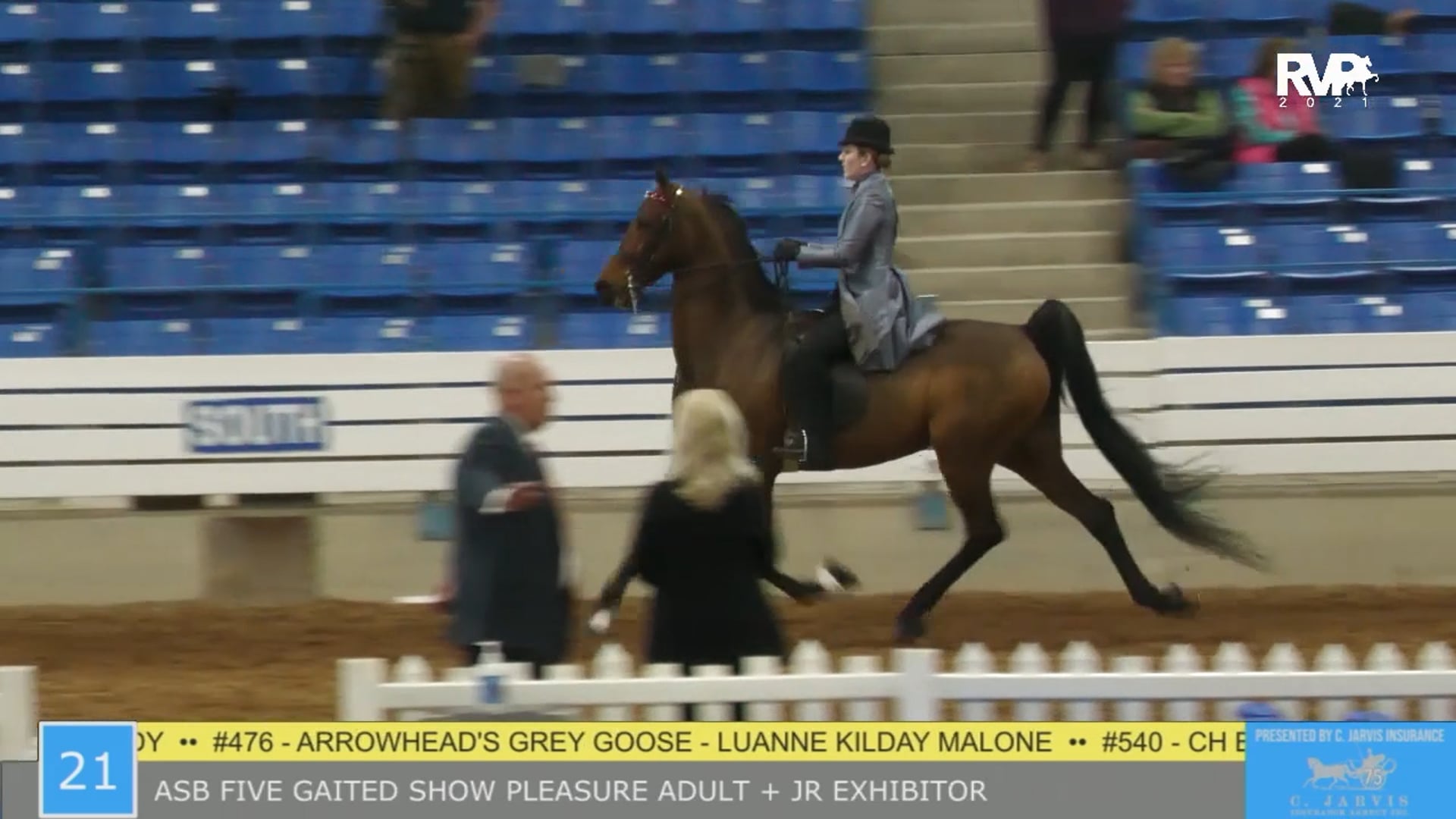 SSSF21 - Classes 21 & 21A - ASB Five Gaited Show Pleasure Adult/Junior Exhibitor