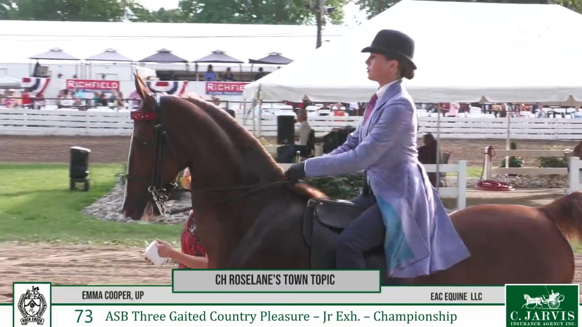 RC26 - Class 73 - CH Roselane's Town Topic and Emma Cooper, Up