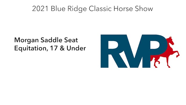 BR21 - Class 92 - Morgan Saddle Seat ...