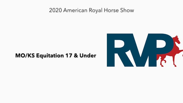 2020 AR - Class 4 MO:KS Equitation 17...