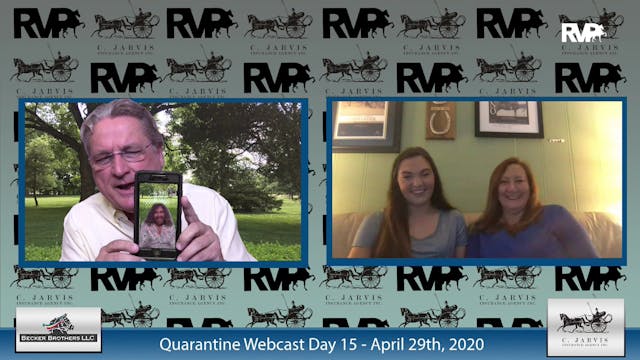 Quarantine Webcast - April 29 - Day 15