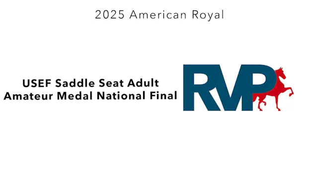 KC25 - Class 147 - USEF Saddle Seat A...
