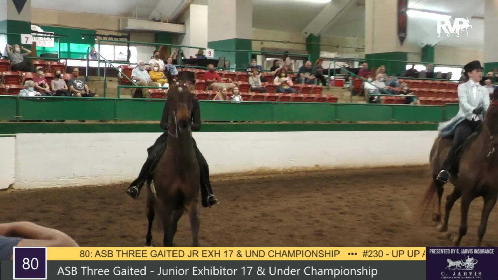 RSP21 - Class 80 - ASB Three Gaited Junior Exhibitor
17 & Under Championship