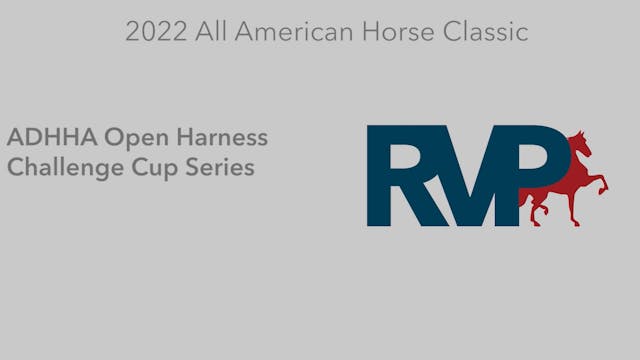 AAC22 - Class 27 -  ADHHA Open Harnes...