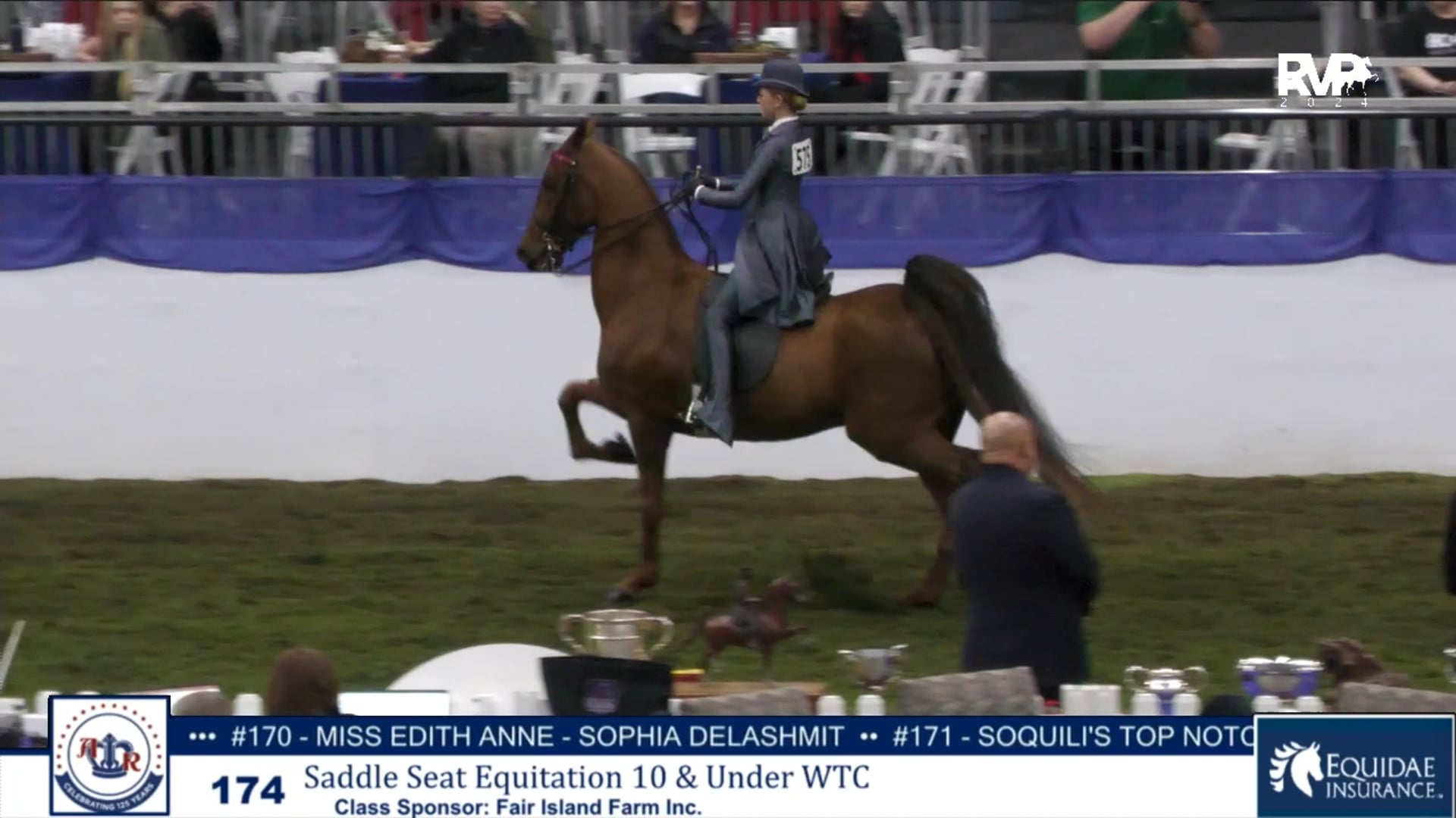 AR24 - Class 174 - Saddle Seat Equitation 10 & Under WTC