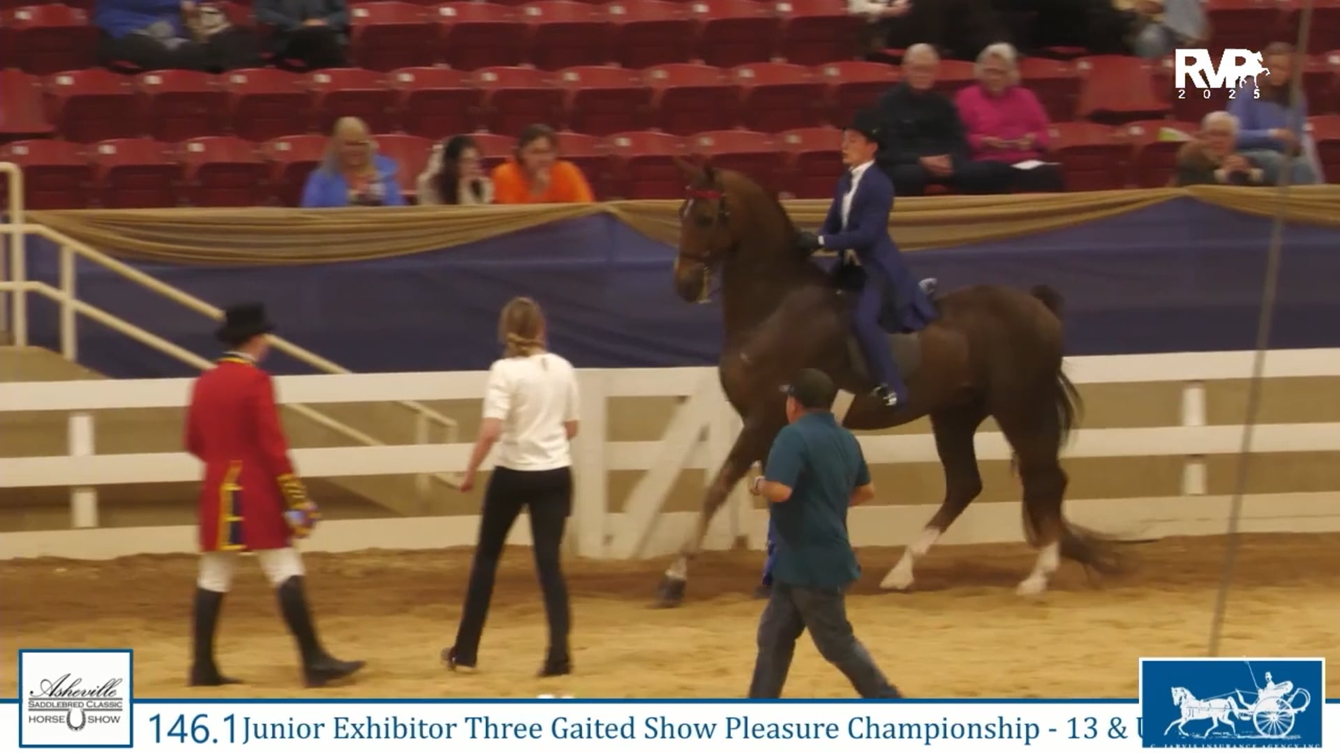 ASC25 - Class 146.1 - Jr Exhibitor Three Gaited Show Pleasure Championship 13 & Under