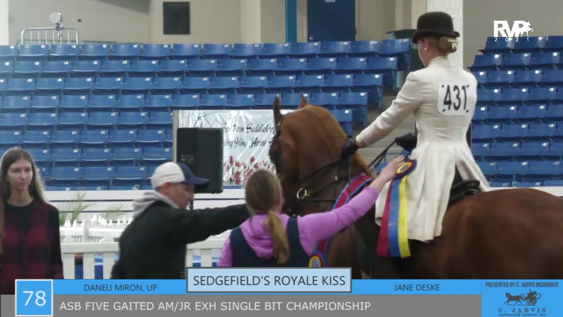 SSSF21 - Class 78 - ASB Five Gaited Amateur/Jr Exhibitor Single Bit Championship
