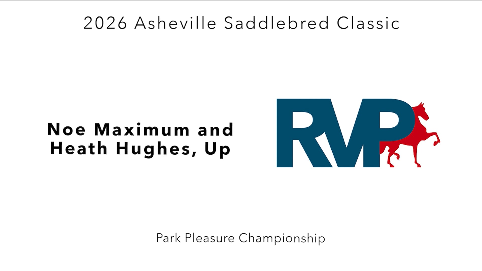 ASC26 - Class 127 - Noe Maximum and Heath Hughes, Up