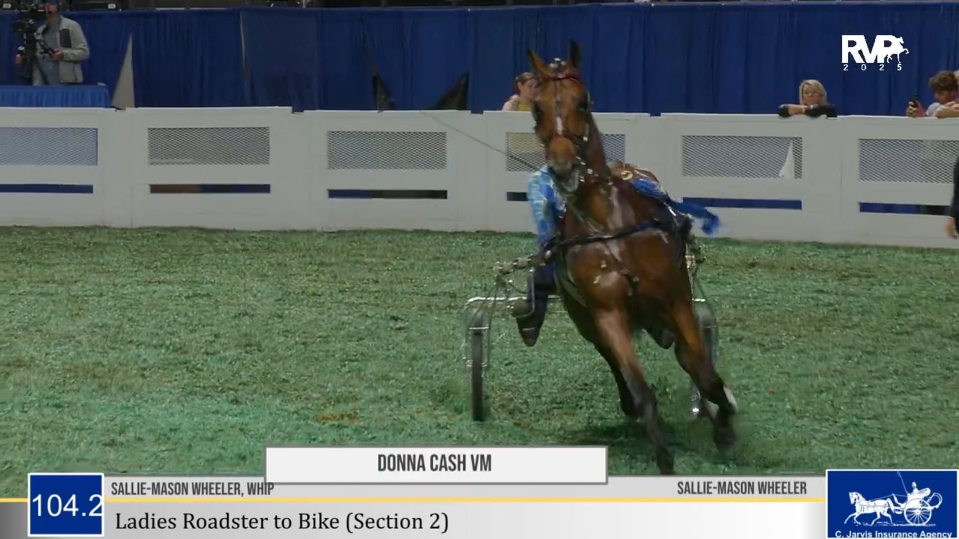 WCHS25 - Class 104.2 - Donna Cash VM and Sallie-Mason Wheeler, Whip