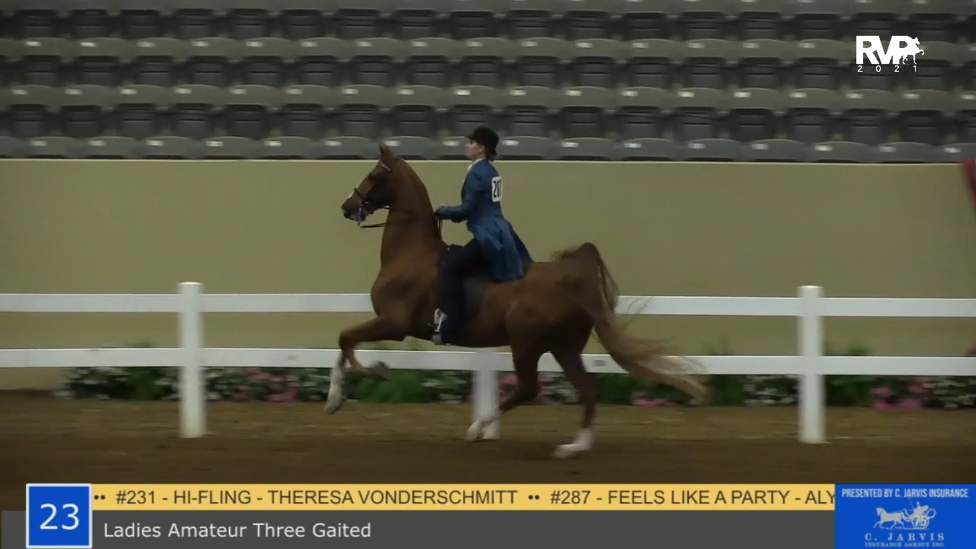 KYSP21 - Class 23 - Ladies Amateur Three Gaited