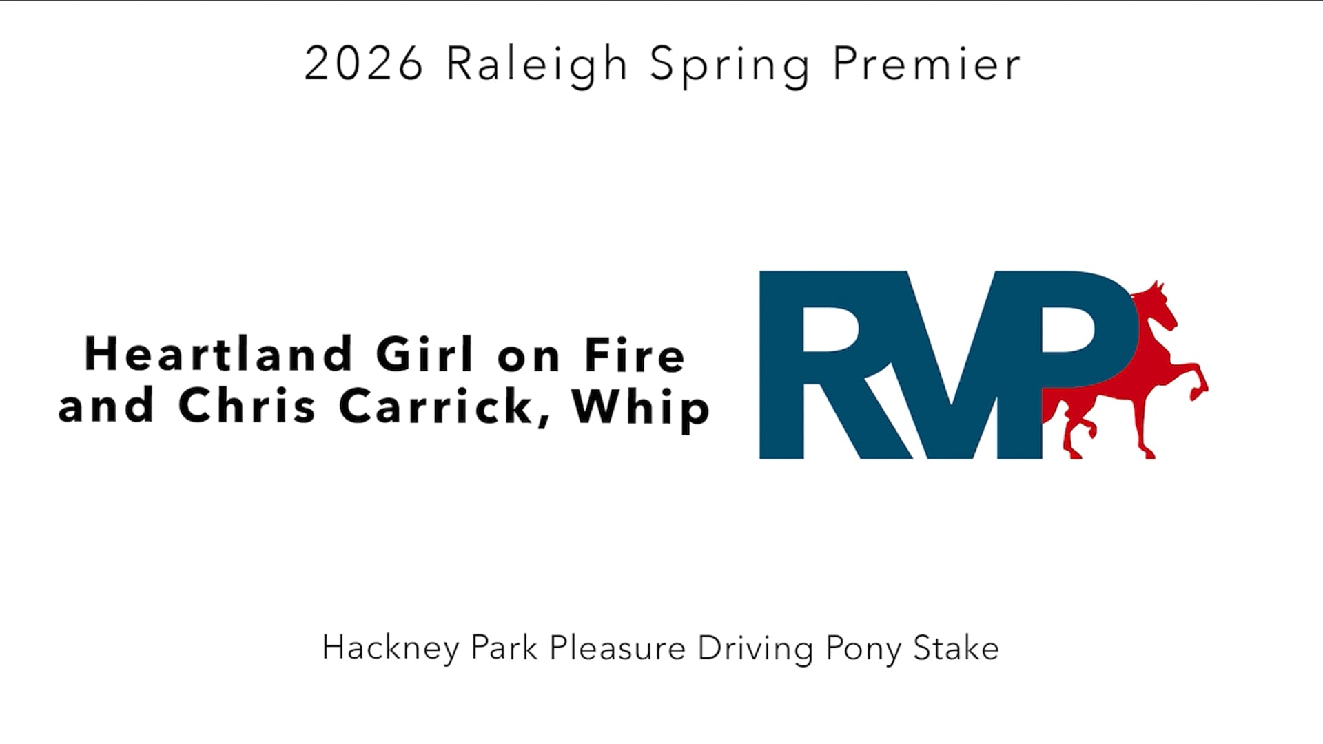 RSP26 - Class 73.1 - Heartland Girl on Fire and Chris Carrick, Whip