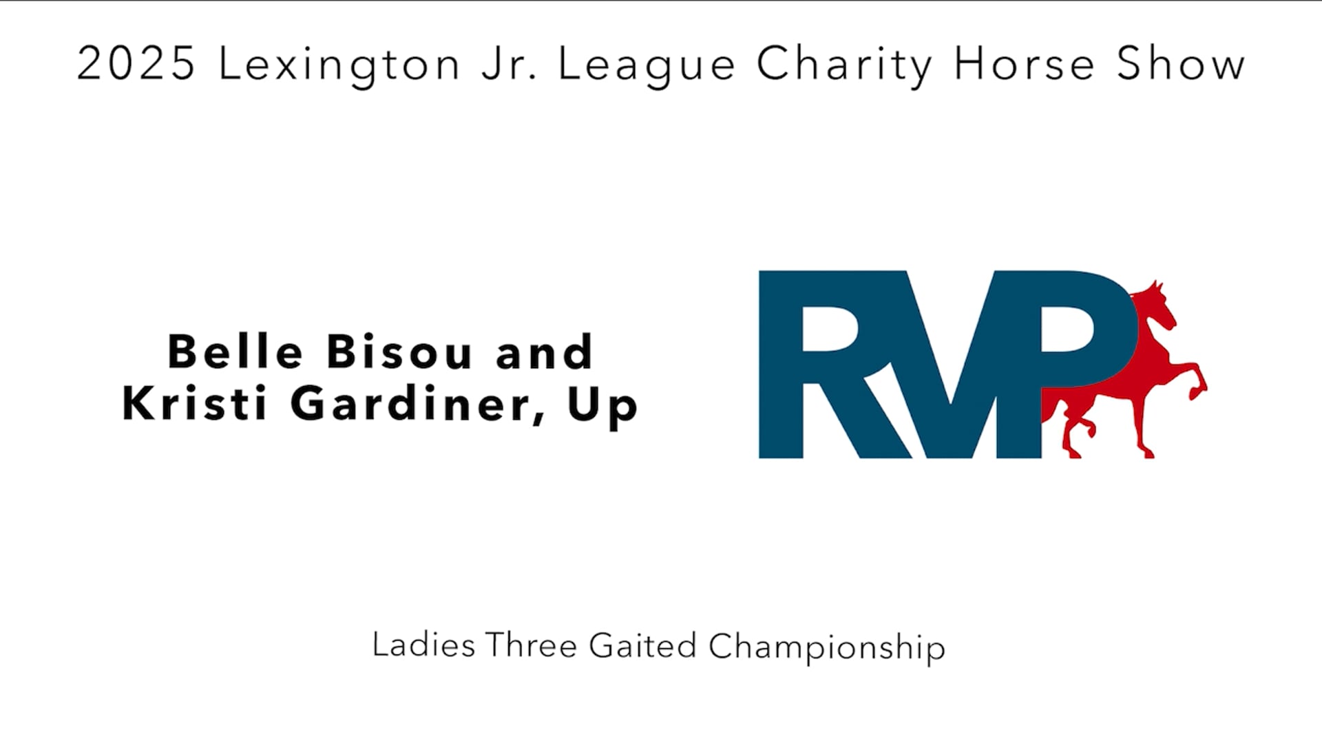 LJL25 - Class 133 - Belle Bisou and Kristi Gardiner, Up