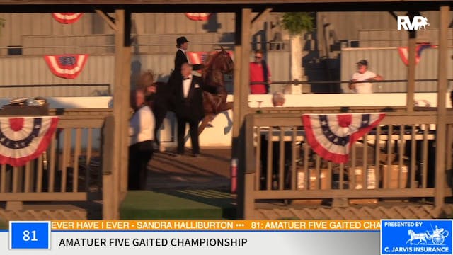 2020 MCF - Class 81 Amateur Five Gait...