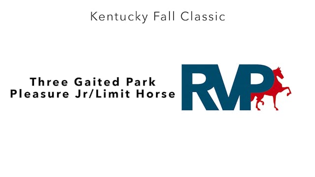 KFC23 - Class 3 - Three Gaited Park P...