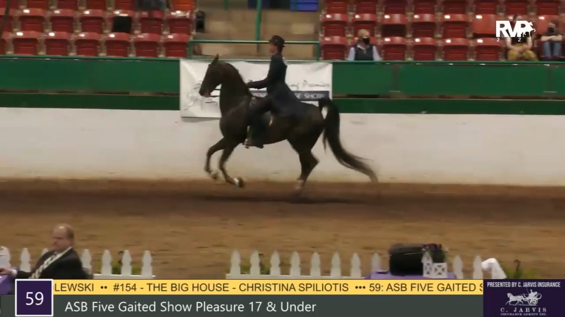 RSP21 - Class 59 - ASB Five Gaited Show Pleasure 17 and Under
