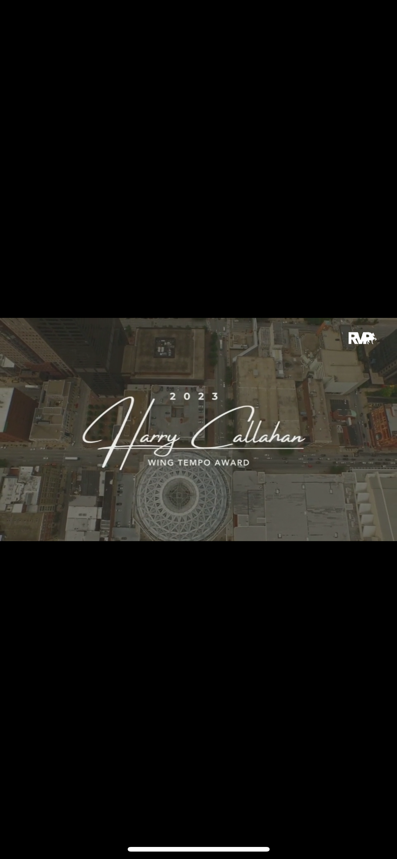 ASHBA Wing Tempo Award - Harry Callahan