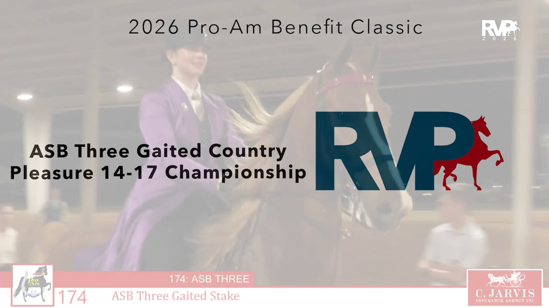 ProAm26 - Class 175 - ASB Three Gaited Country Pleasure 14-17 Championship