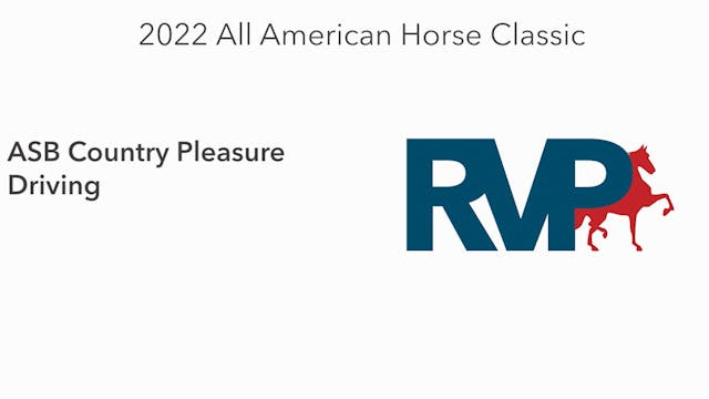 AAC22 - Class 22 -  ASB Country Pleas...