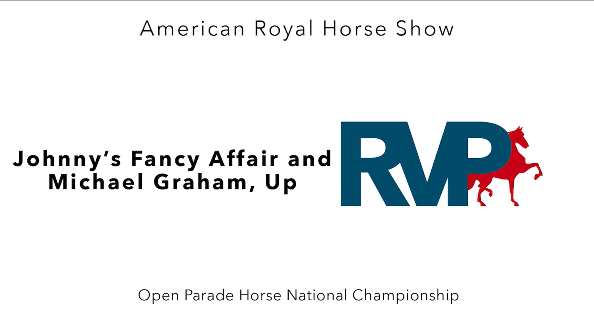 AR24 - Class 154 - Johnny's Fancy Affair and Michael Graha, Up