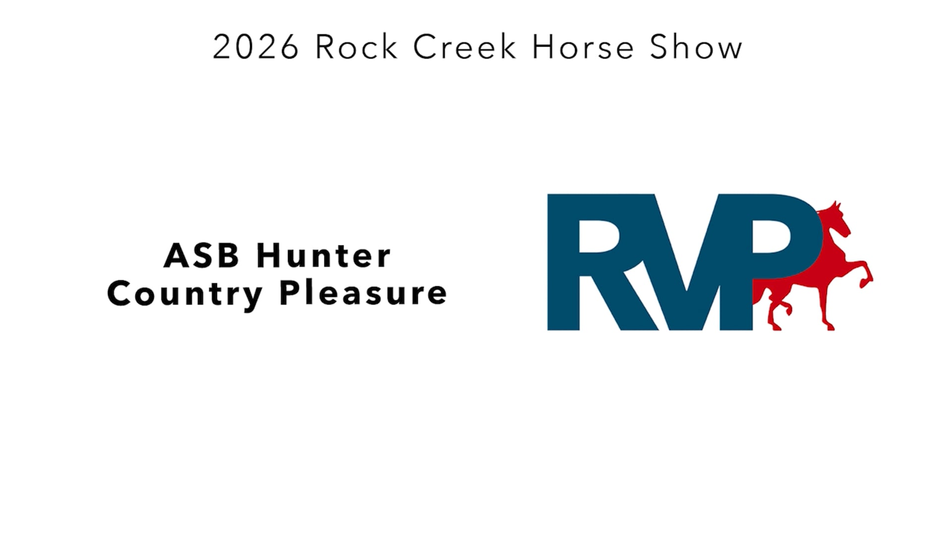 RC26 - Class 2 - ASB Hunter Country Pleasure