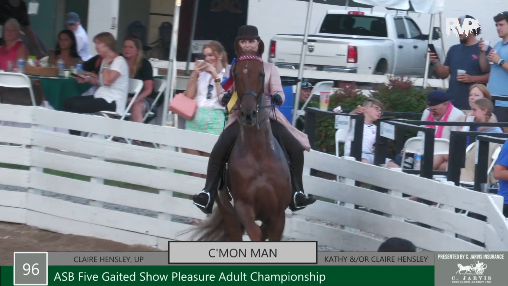 RC21 - Class 96 - C’Mon Man and Claire Hensley, up