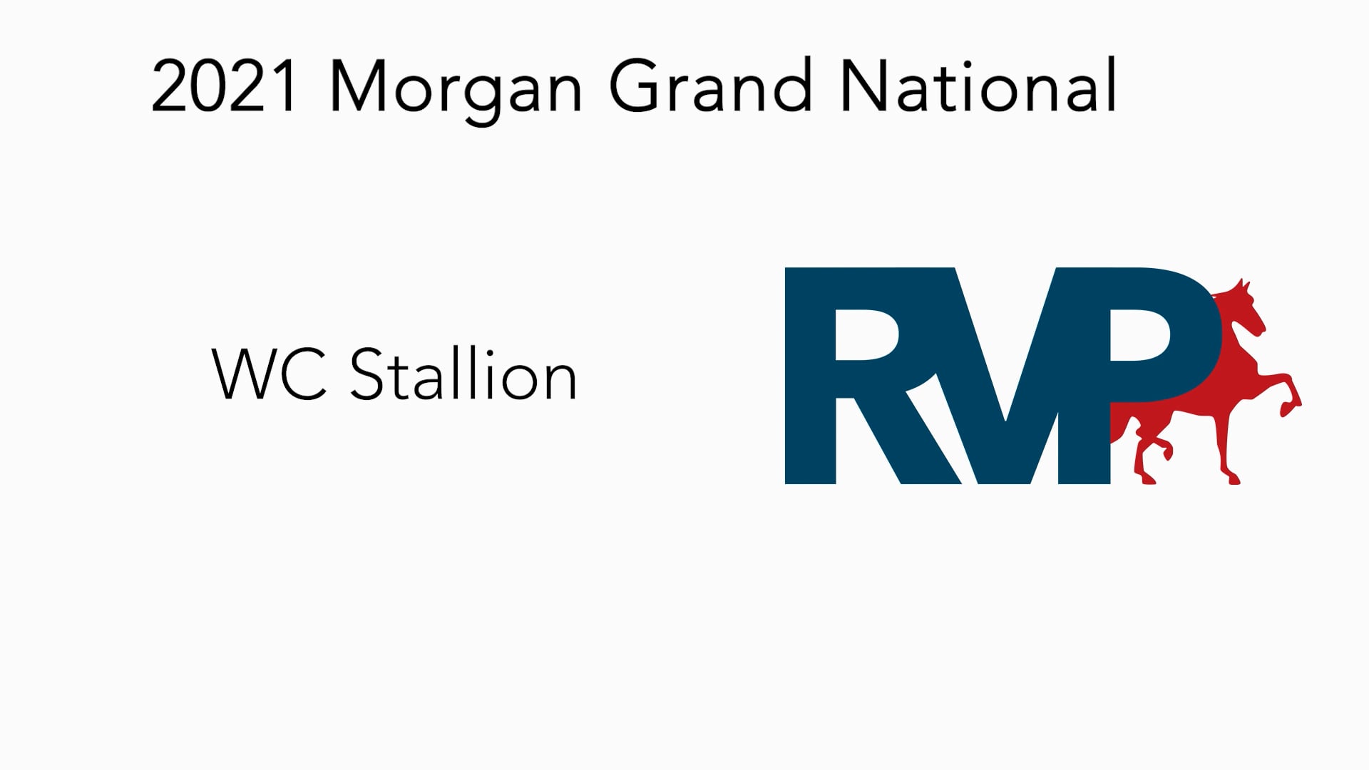 MGN21 - Class 36 - WC Stallion